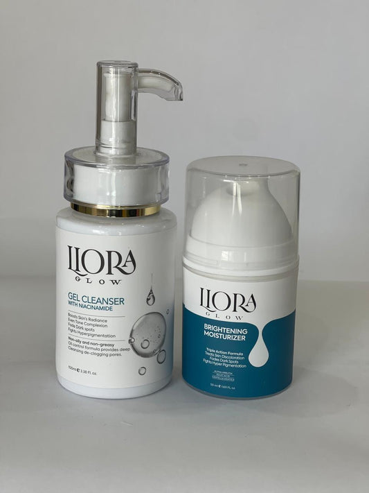 Niacinamide Gel Cleanser, Brightening Moisturizer