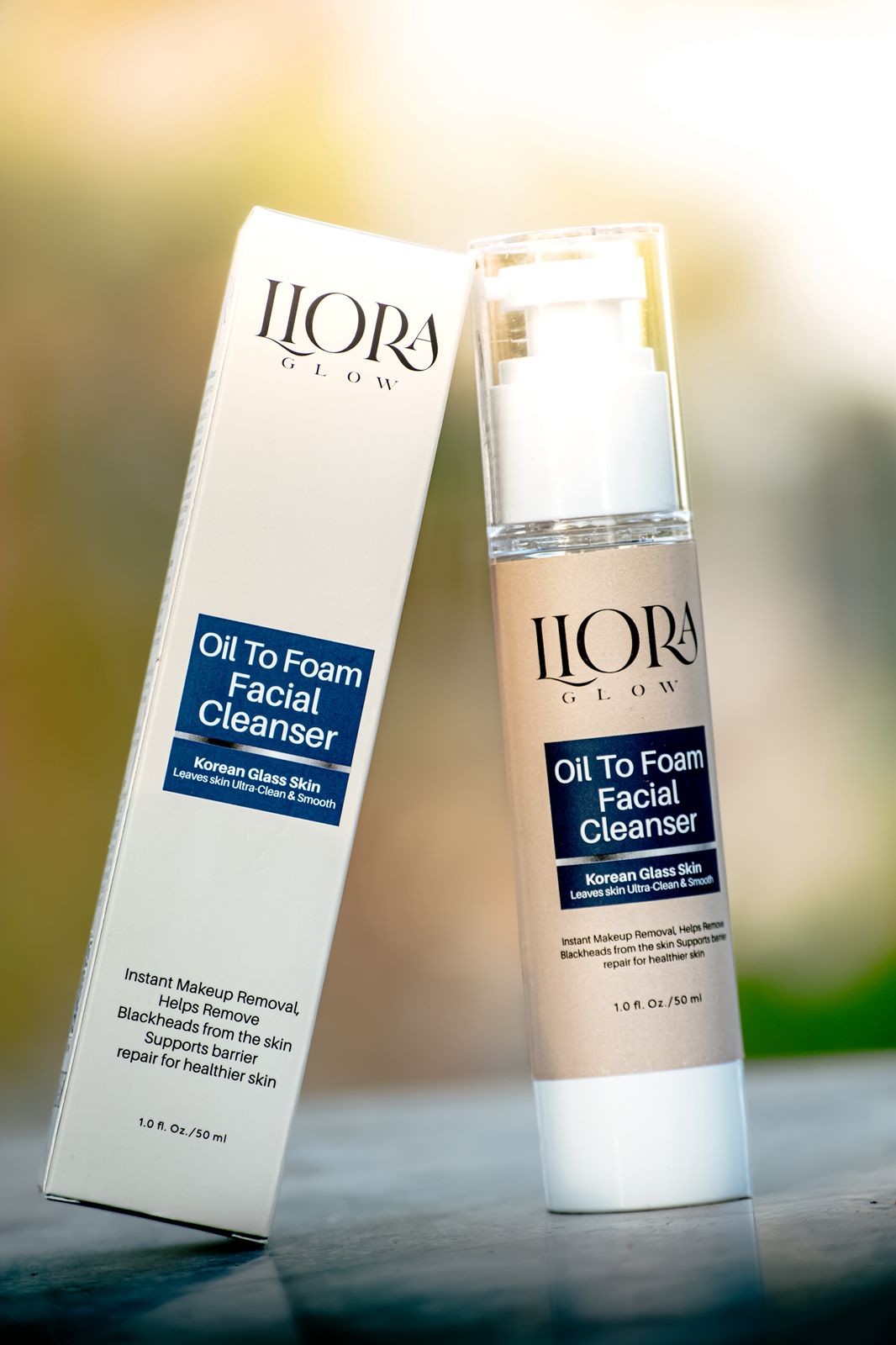 Oil to foam cleanser