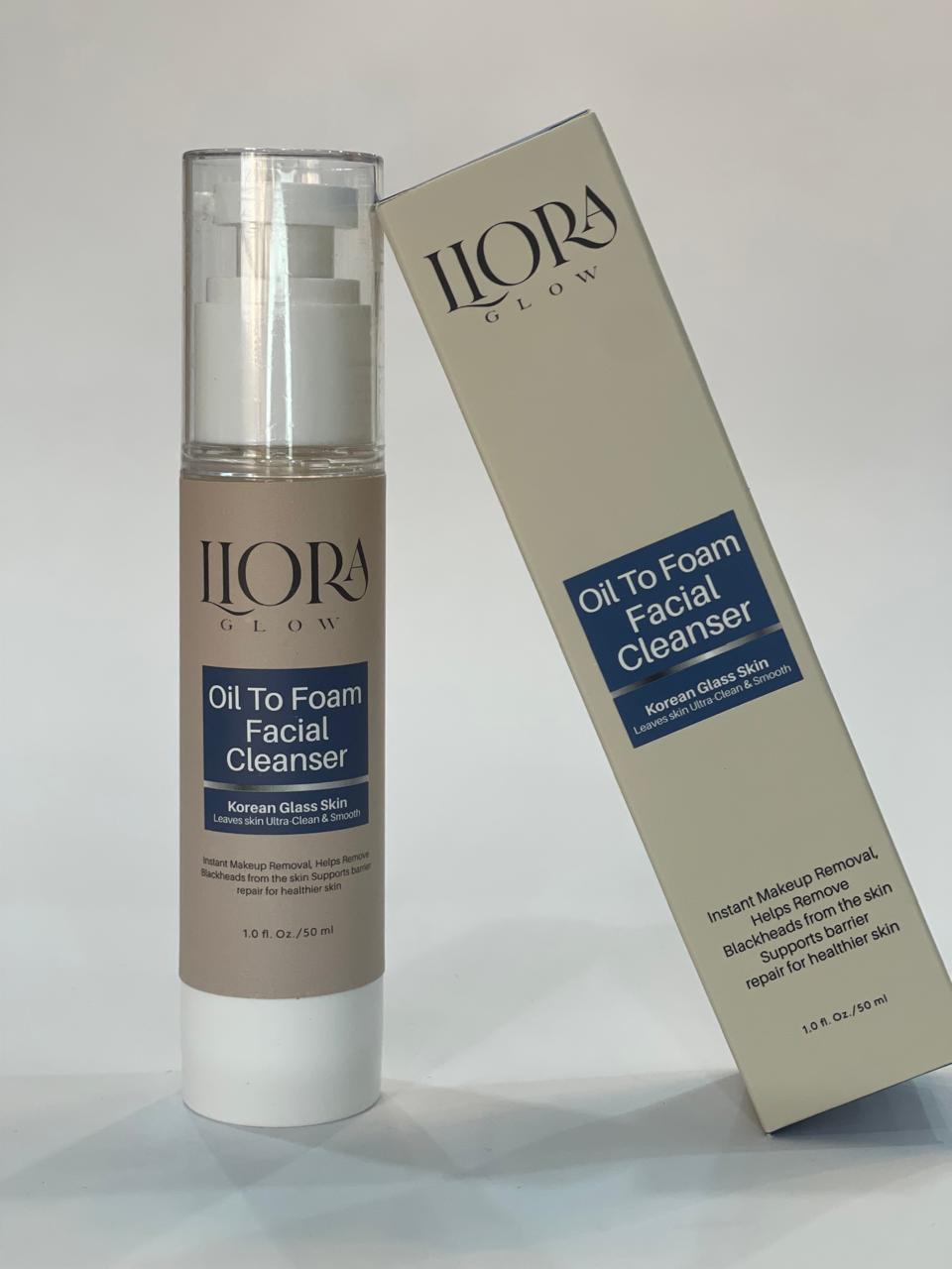 Oil to foam cleanser