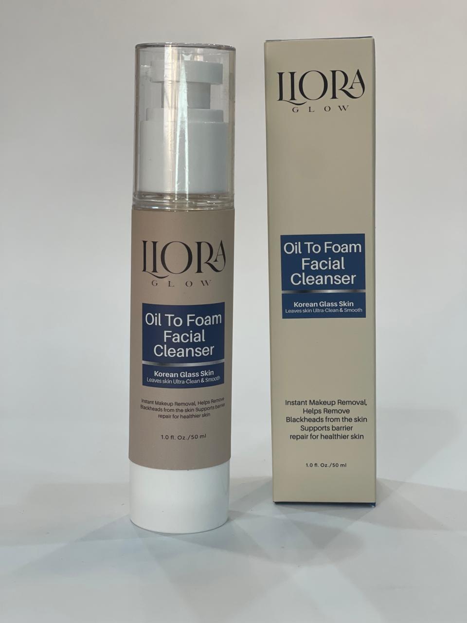 Oil to foam cleanser