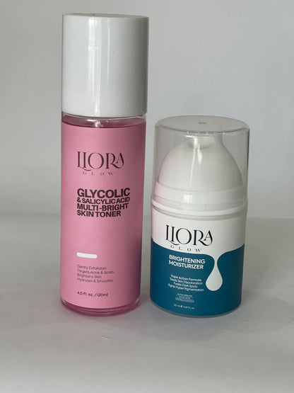Glycolic Acid Toner, Brightening Moisturizer