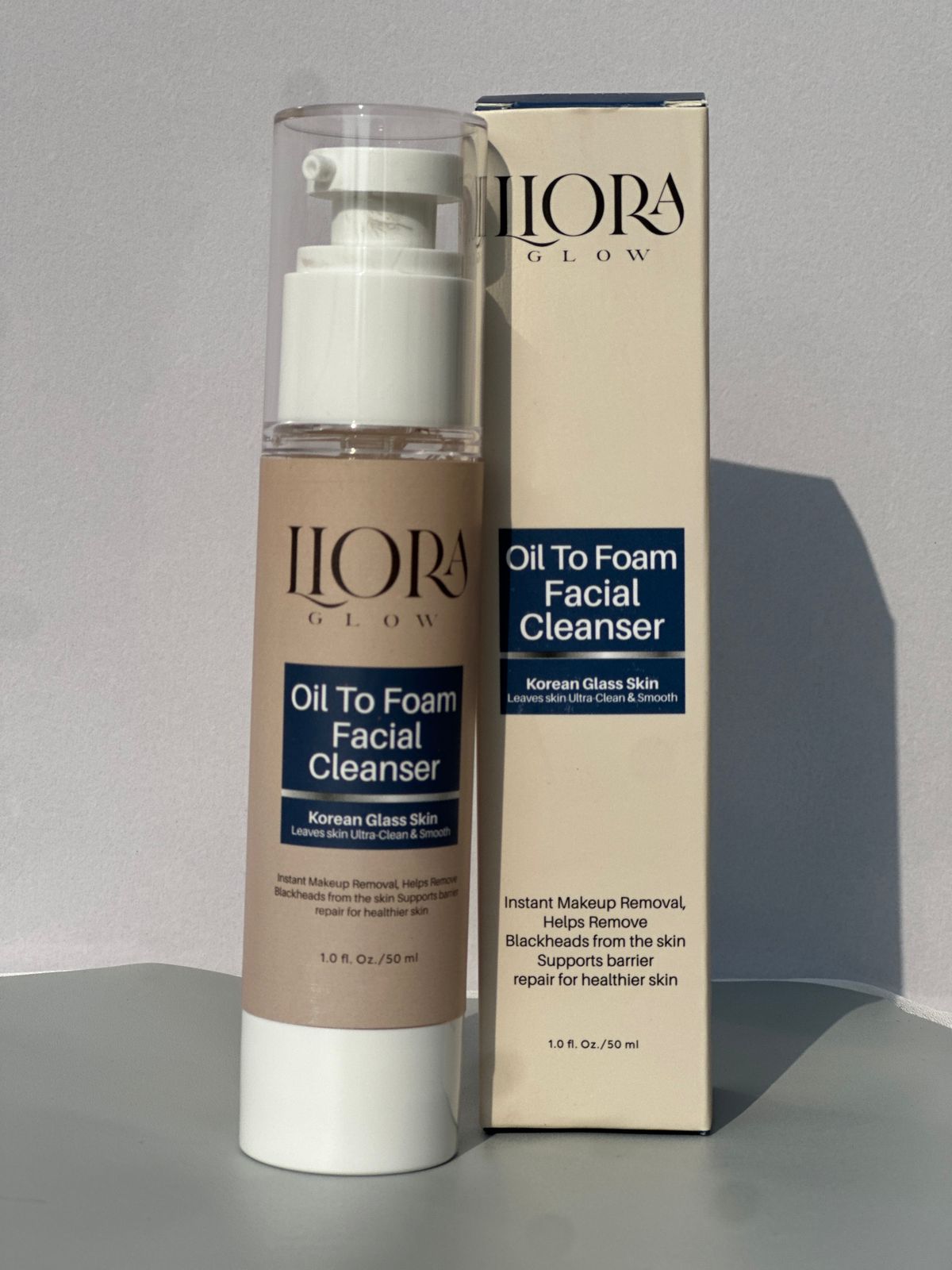 Oil to foam cleanser