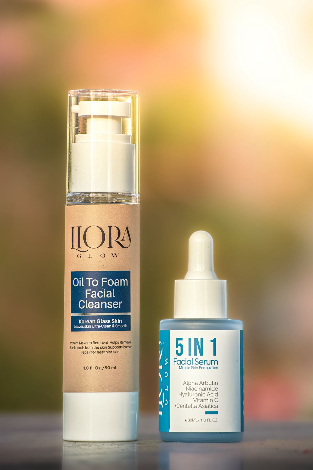 Oil-to-Foam Cleanser, 5-in-1 Facial Serum